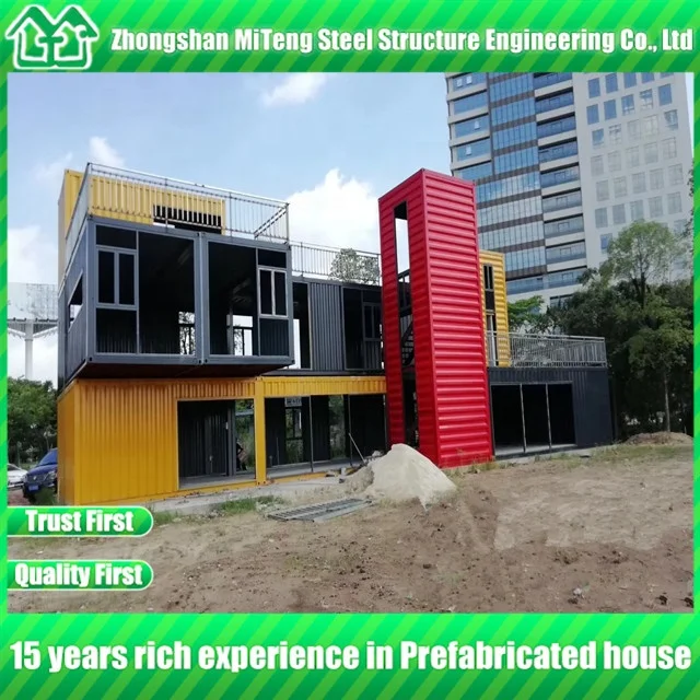 
Customized fasion container house for hotel or leisure and entertainment place 