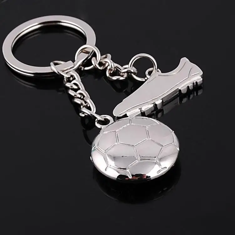 Amazon Top Seller Soccer Keychains,Metal Football Boot Keyrings Soccer