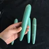 Hot sale18cm smooth magic natural green adventure quartz crystal stone message wand for healing