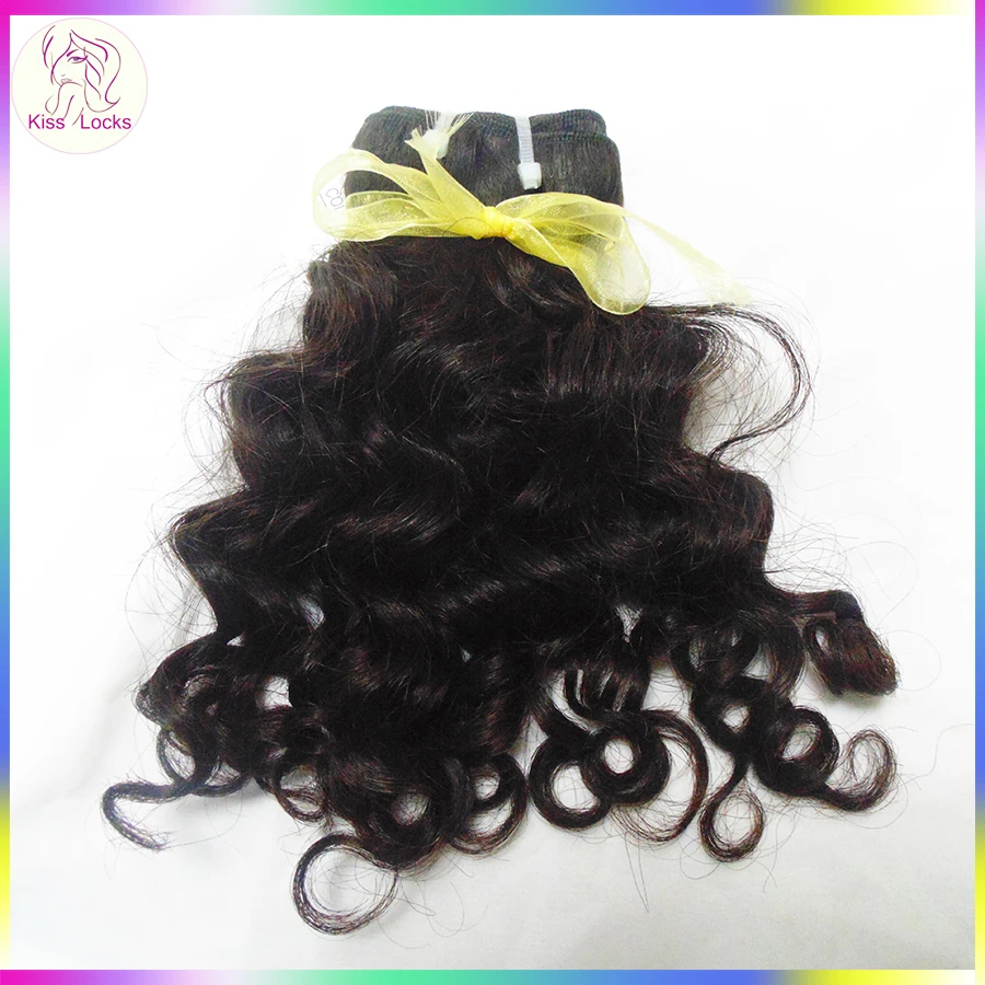 

Hot selling brand 3 pcs/lot Laotian Human Deep Curly Hair Wefts ,no tangle,no shedding,with fast shipping