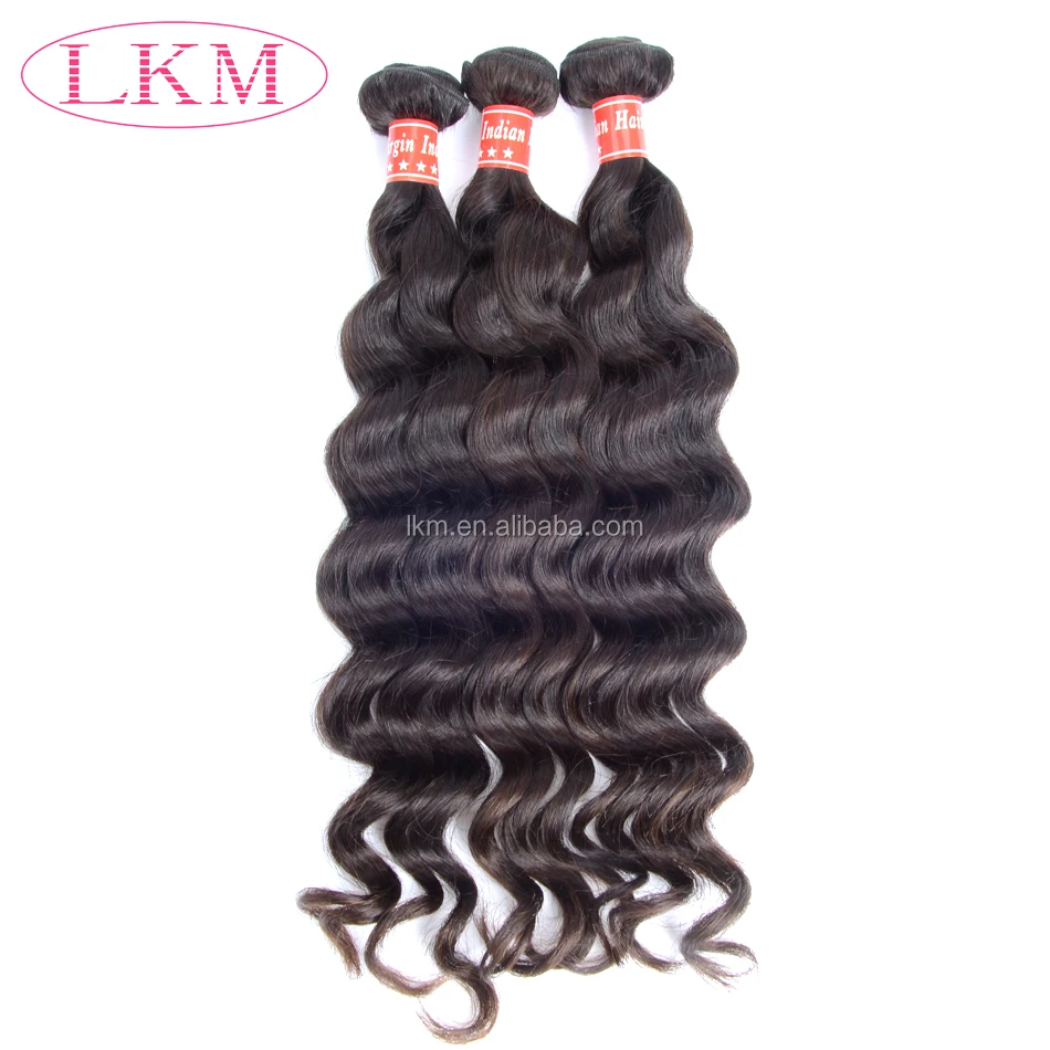 Grade 8a Unprocessed Virgin Indian Hair Weave Bundles Never Fall