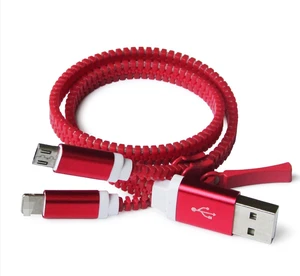 40cm USB V8 iPhone X 2 1 Charging Cable