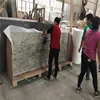 Pre cut stone River white granite bar countertop dinner table base with very competitive price