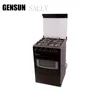 20 inch black color Home used free standing 4 Burner Gas Range/ free standing gas oven