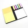 Customise PU Leather Adhesive Sticky Note Combinatorial Memo Notepad