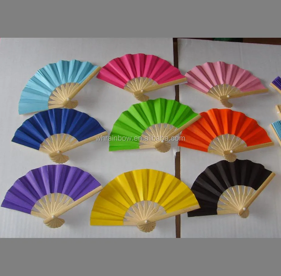 mini paper hand fans