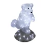64L White Led Acrylic Bear In The Skating
