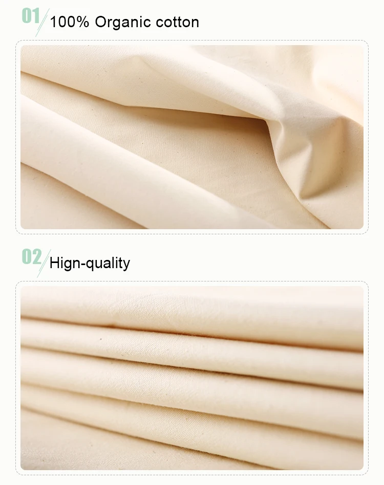 New Design Comfortable Organic Custom Print Cotton Fabric Wholesale