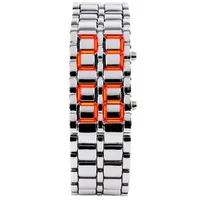 

Men Wholesale Watches Made In China Fashion Relogio Digital Masculino Lava Samurai Alloy Belt Wristwatches