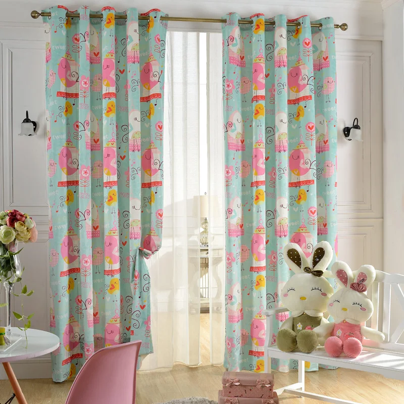 Blackout Thermal Insulated Polyester Ready Made Curtains for The Living Room