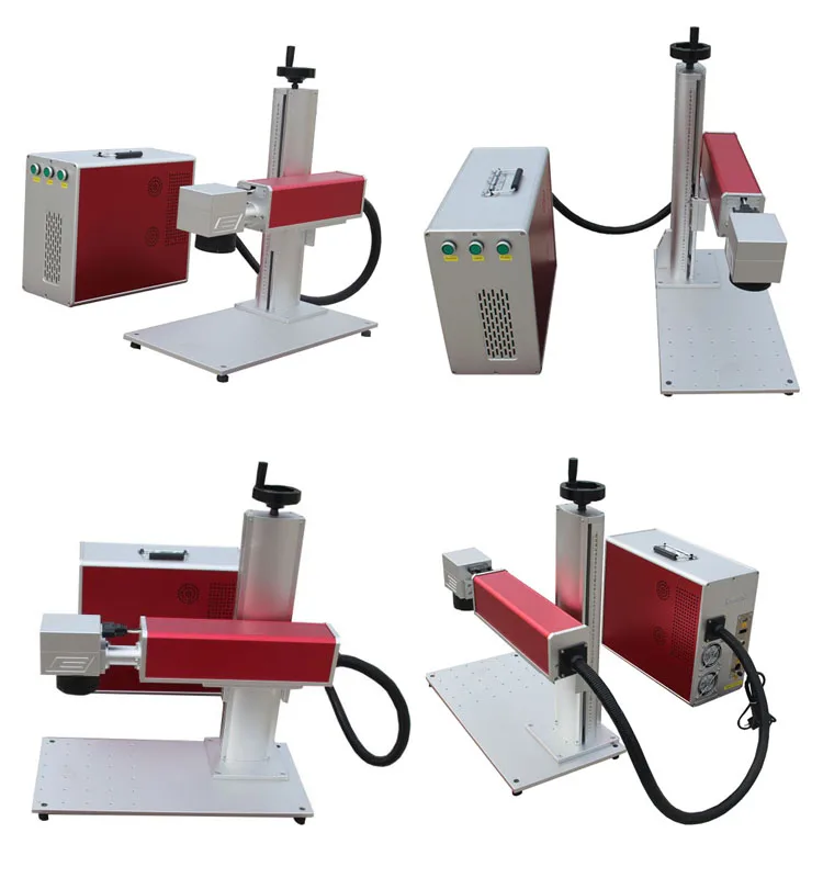 Transon mini model 20w raycus fiber laser marking machine with CE FDA