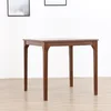 Northern Europe solid wood dining table white oak modern Japanese 80*80 peninsula square table