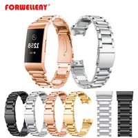 

For Fitbit Charge 3 Metal Stainless Steel Watch Band Bracelet Strap for Fitbit Charge3 Replace Wristbands Accessories