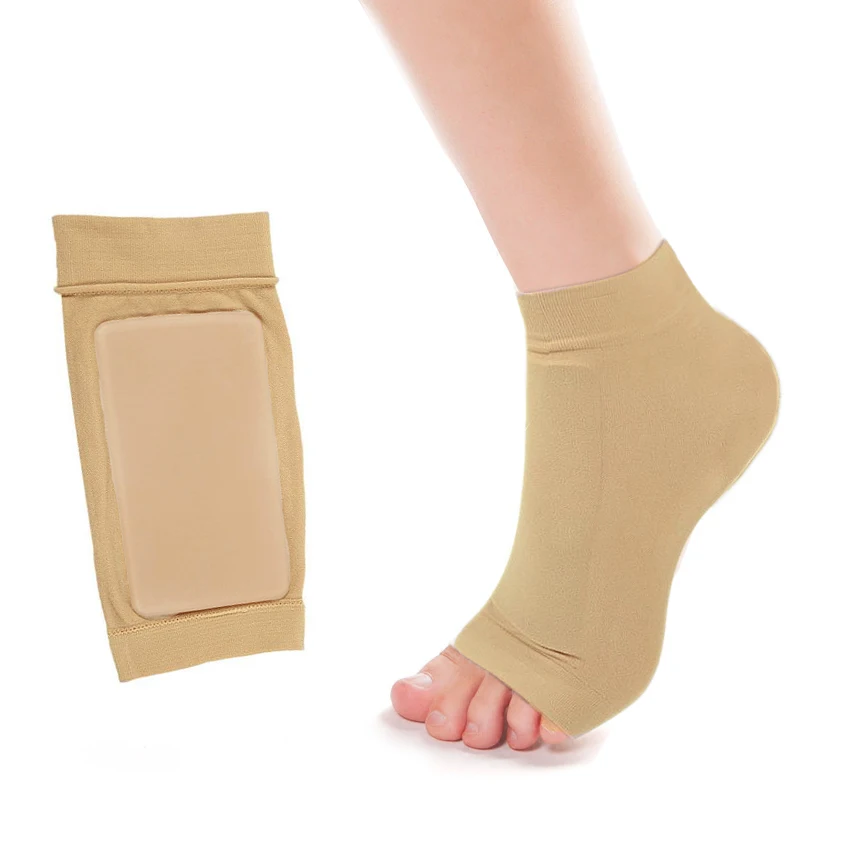 
Achilles Tendon Gel Ankle Protector Heel Protector Compression Padded Sleeve Socks for Bursitis, Tendinitis, Tenderness HA00672  (60769911873)
