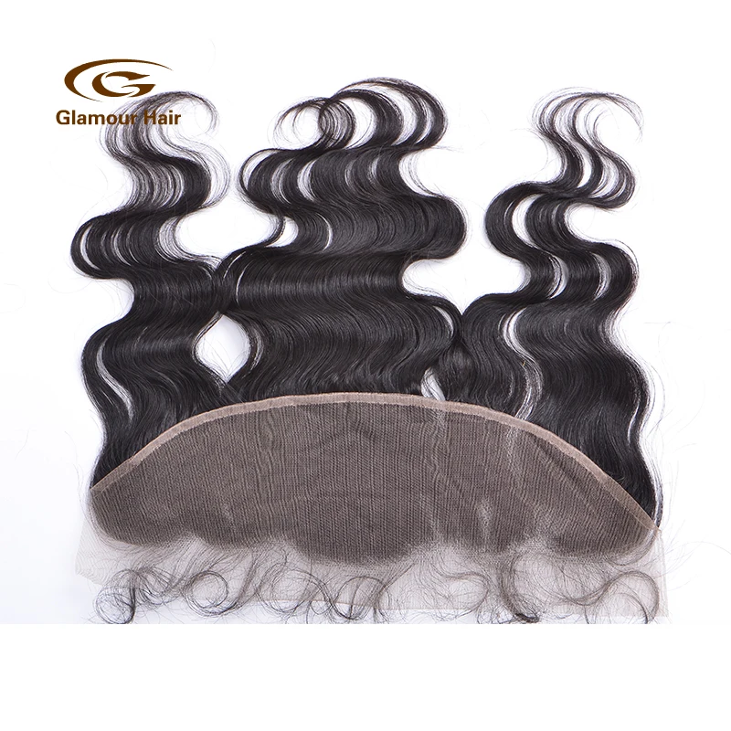 

Factory Wholesale Pure Human Hair Virgin Lace Frontal Closure, Natural color