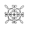 Factory price wrought iron element for fence and gate