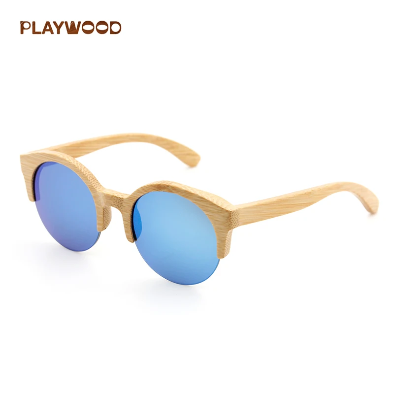

Eco-friendly 100% bamboo wood sun glasses customized logo cat 3 uv400 sunglasses