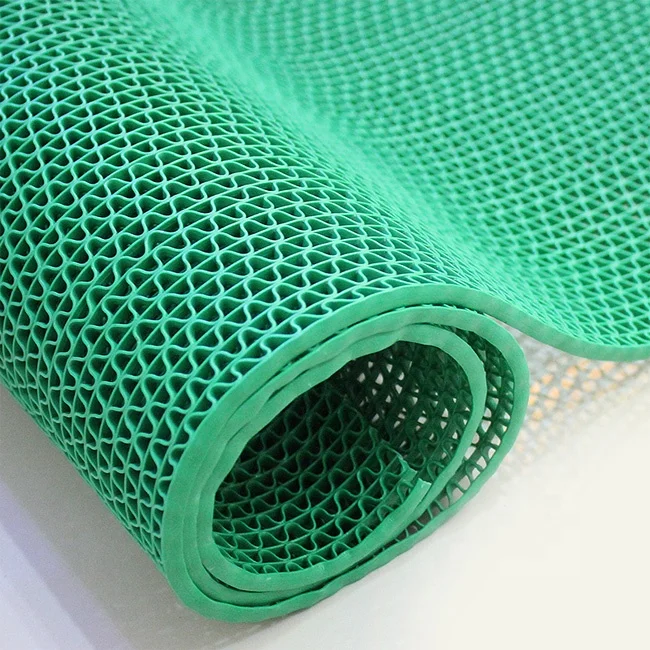 High Quality Waterproof Hollow Fresh PVC S Mat Non-Slip Swimming Pool Floor  Mats - China PVC Wet Mat and Spaghetti Mat Roll price