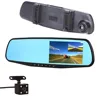 Universal cars make auto dim mirror monitor black box dash cam car driving recorder with backup camera