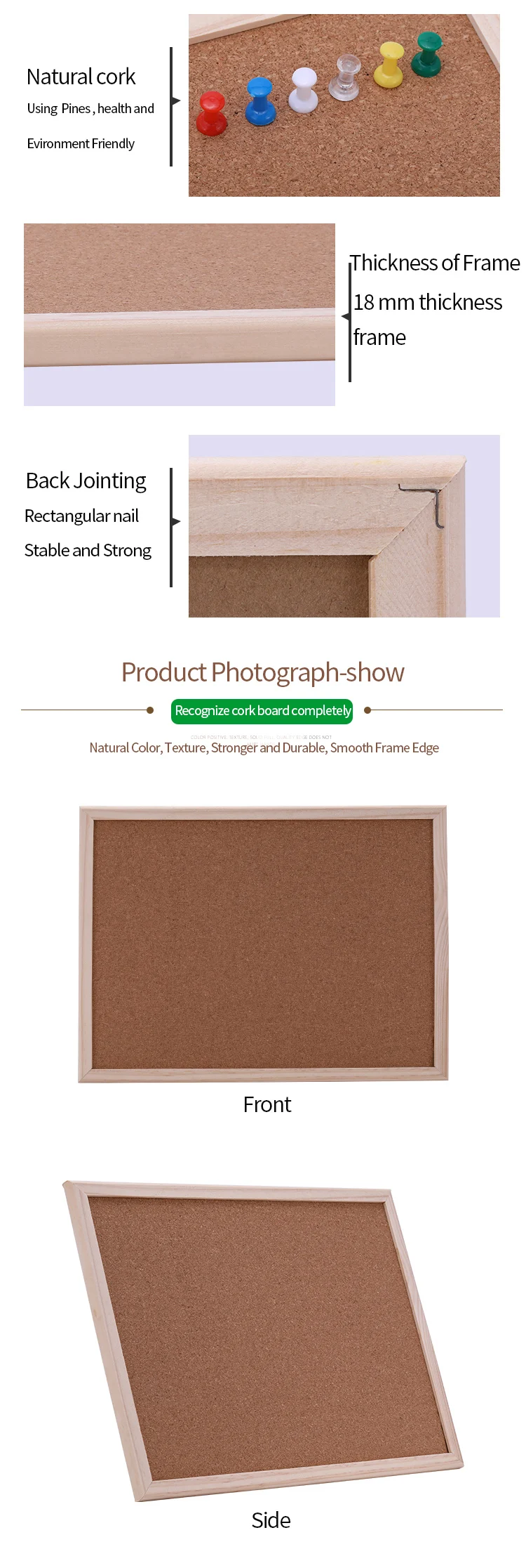 Bulletin Notice Memo Cork Board In Wooden Frame Buy Cork Board Notice bulletin-notice-memo-cork-board-in-wooden-frame-buy-cork-board-notice