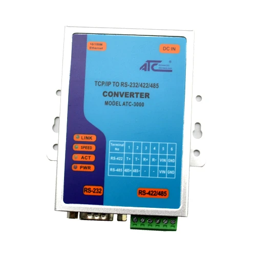 
High Performance RS485 to Ethernet TCP/IP Converter (ATC-3000) 