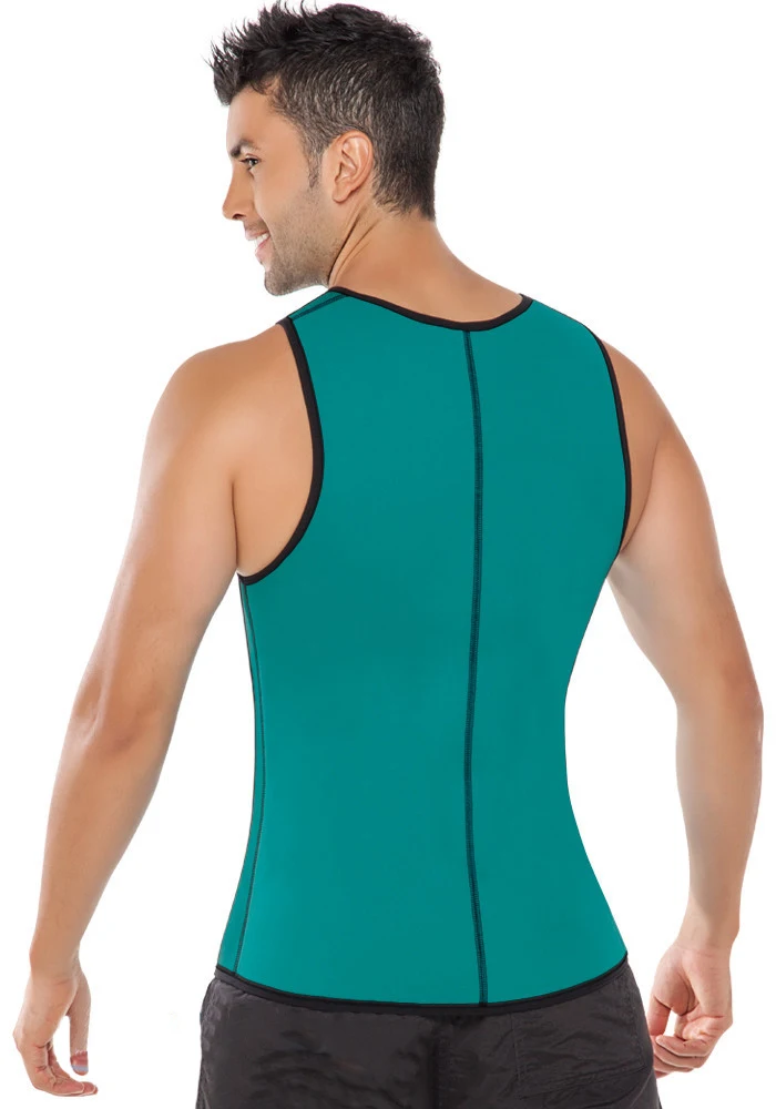 Slimming Vest Body Shaper Shirt For Weight Loss Neoprene Men Sweat Vest