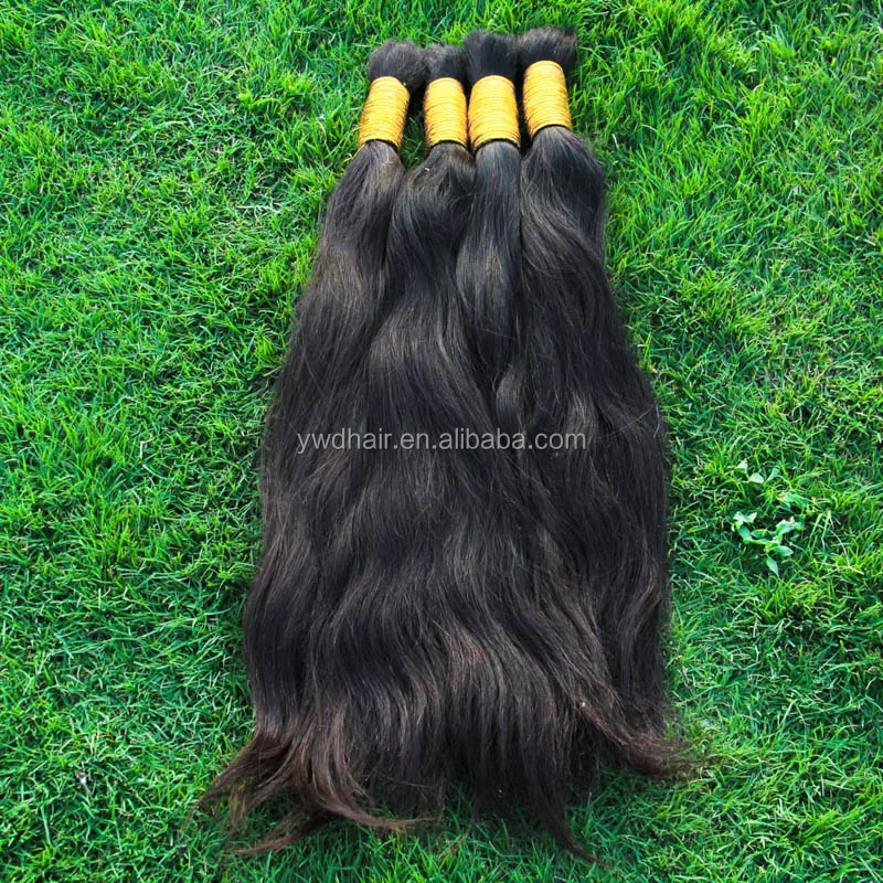 

8A 500g Raw Natural Brazlian Virgin Hair Bulk Human Hair Wholesale No Weft Human Hair Bulk For Braiding Natural Undye Bulk, N/a