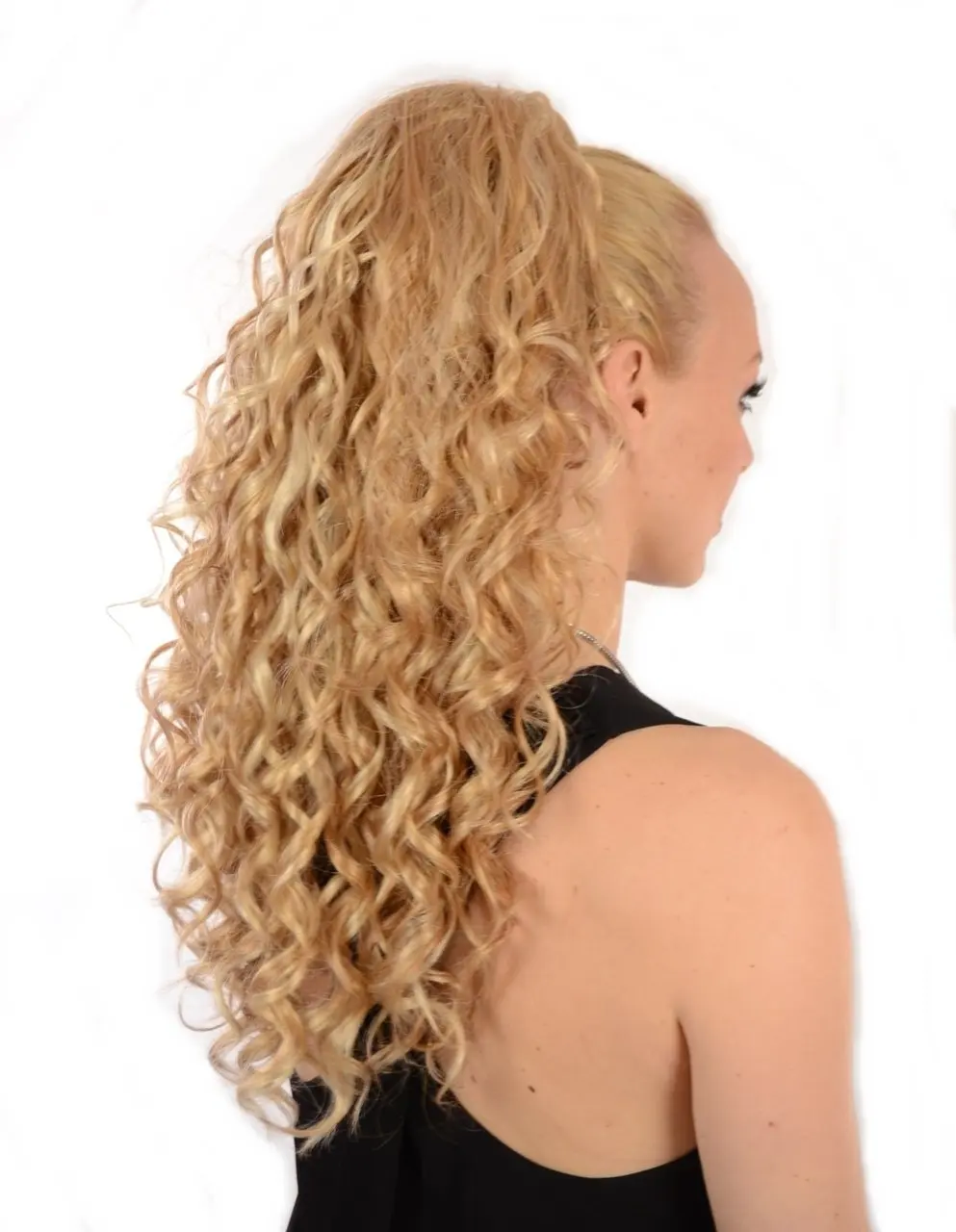 Buy Fawcett Blonde Mix Pony Twirl Long Ringlet Curls Ponytail Claw Clip Hairpiece In Cheap Price On Alibaba Com