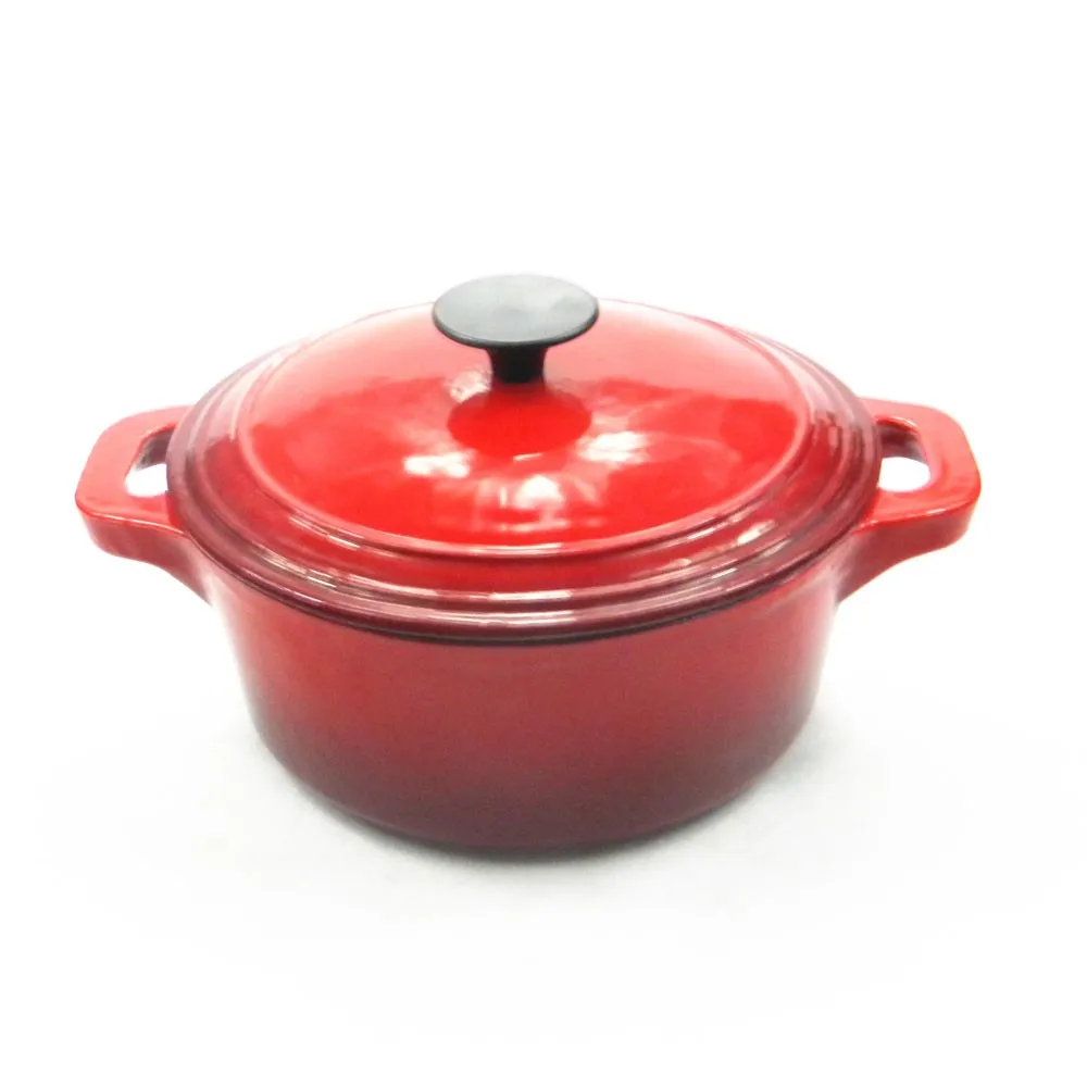 10 Piece Red Enamel Cast Iron Cookware Set Kitchen Home Buy Enamel
