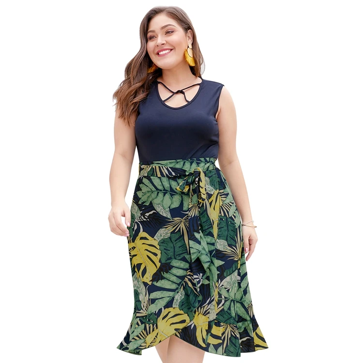 

Womens work dresses midi casual big plus size dress