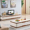 Luxury Office Furniture Arabic White Sofa Coffee Table