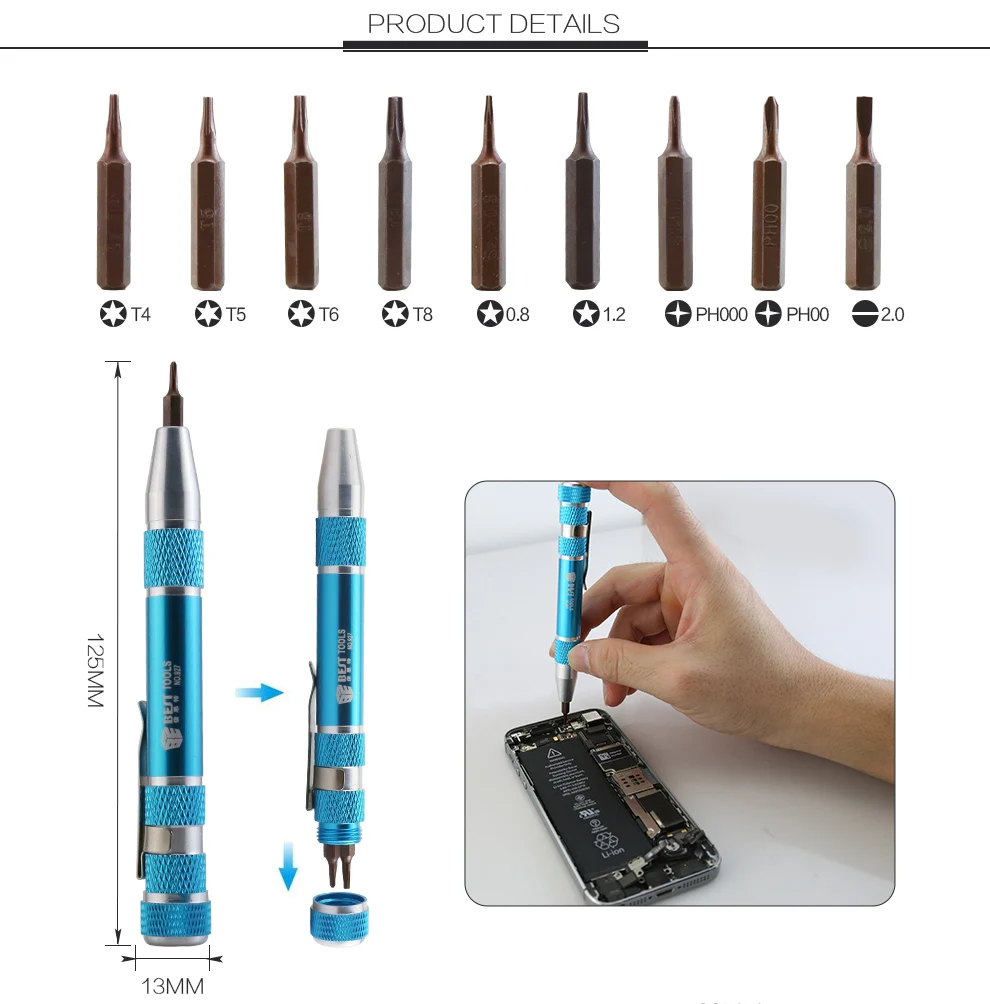 BEST 608 18 in 1 Cell Phone Mobile Phone Laptop Disassemble Opening Repair Tool Kit .jpg