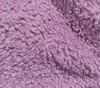 Polyester Curly Pink Faux Fur Fabrics