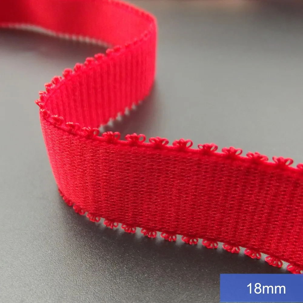 18mm Fancy Satin Elastic Bra Strap Jacquard Underwear Elastic Band ...