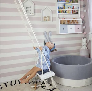 Image of Wholesale Fancy Wall Hanging For Kids,Living Room Wood Hanging Swing