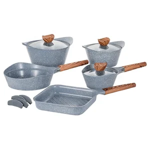 Image of Cooklover 12pcs die-casting cookware sets aluminium cookware sets non-stick cookware sets for kitchen