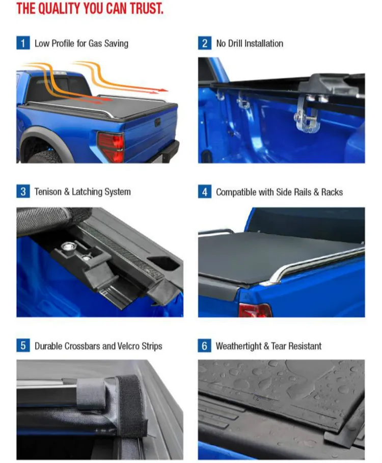 Low Roll Up Tonneau Cover F150 For 20092019 5.5' Truck Bed Buy Low
