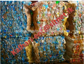 
recycled PET Bottle Scrap Bales in bales 
