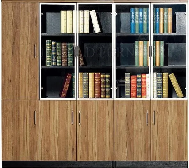 Simple Design Black Office Wall Shelves Modern Book Shelf (szfc056