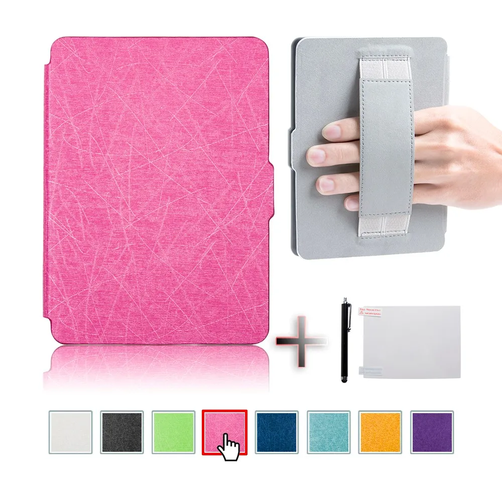 Pu Leather Case Cover 7'' Ereader Ebook Colorful Print Ebook