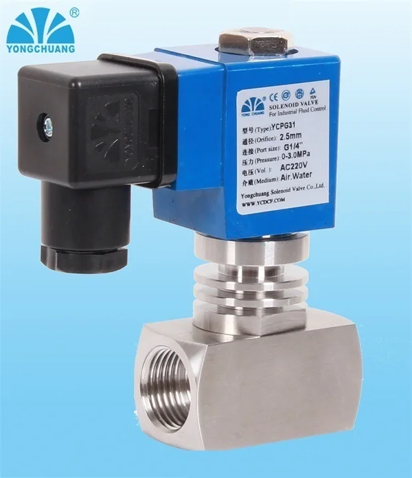 Valvula solenoide de accion directa