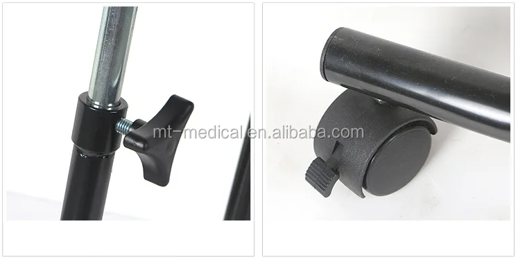 Hospital Overbed Table Height Adjustable Dining Table Suitable For Patient