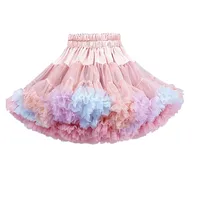 

High Quality Baby Girls Tutu Skirt Fluffy Children Ballet Kids Pettiskirt Baby Girl Skirts Princess Tulle Party Dance Skirts