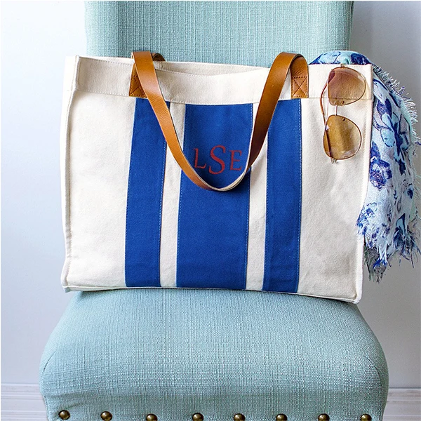 

custom quality canvas tote bags with leather handles