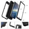 Custom Protective Shell Aluminum Silicone case Dust Proof IP 68 Anti-Shock Metal Phone Case Waterproof for iPhone 7/8/X/Max