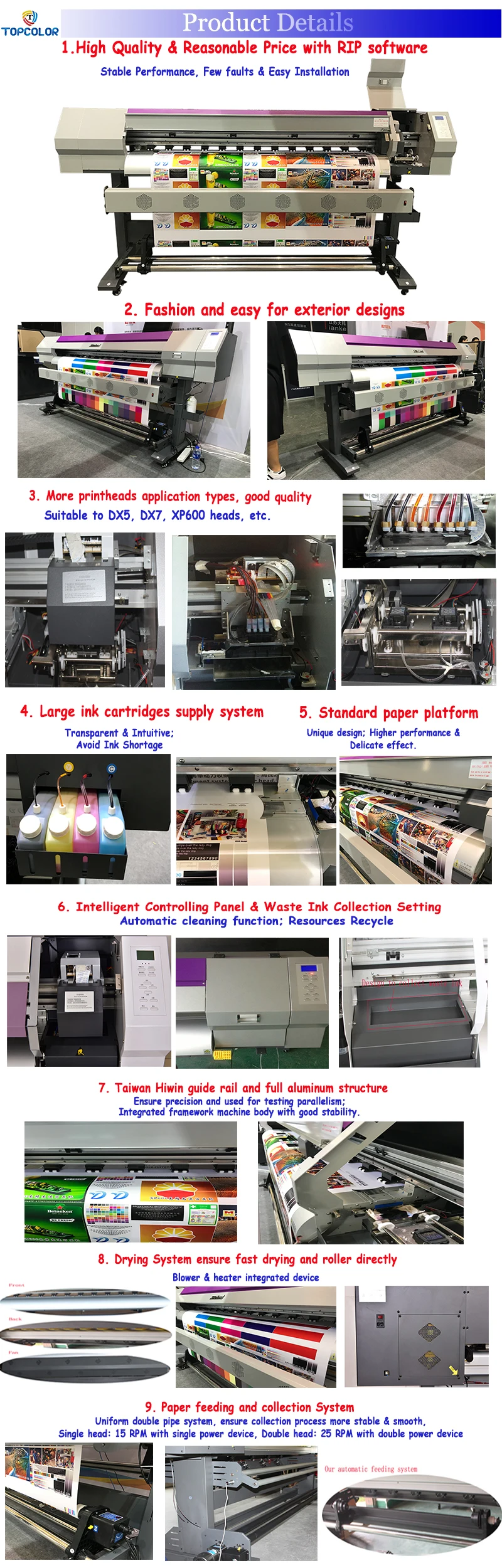 printer for plastic sticker