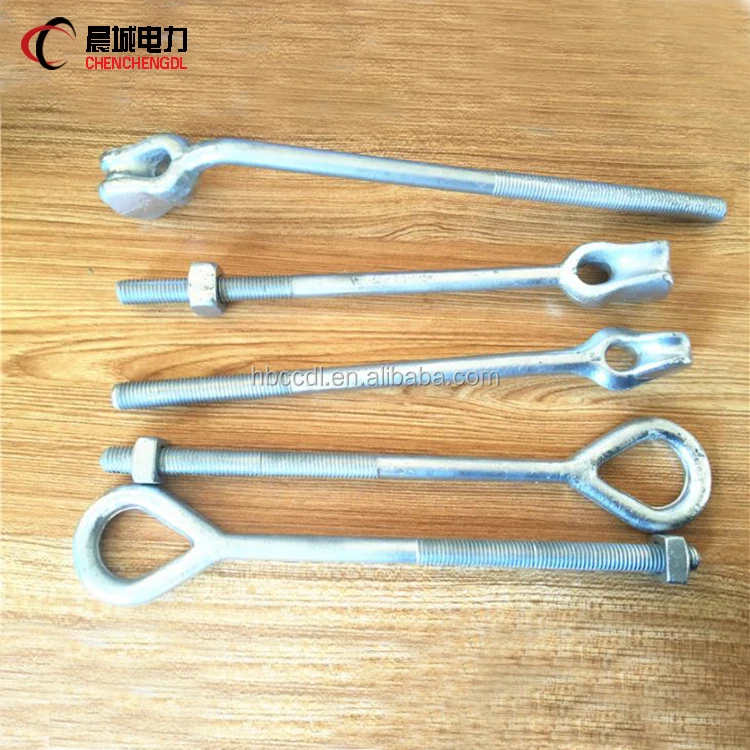 High Quality Straight Guy Bolt With Eye And Nut / Anchor Eye Bolt Buy