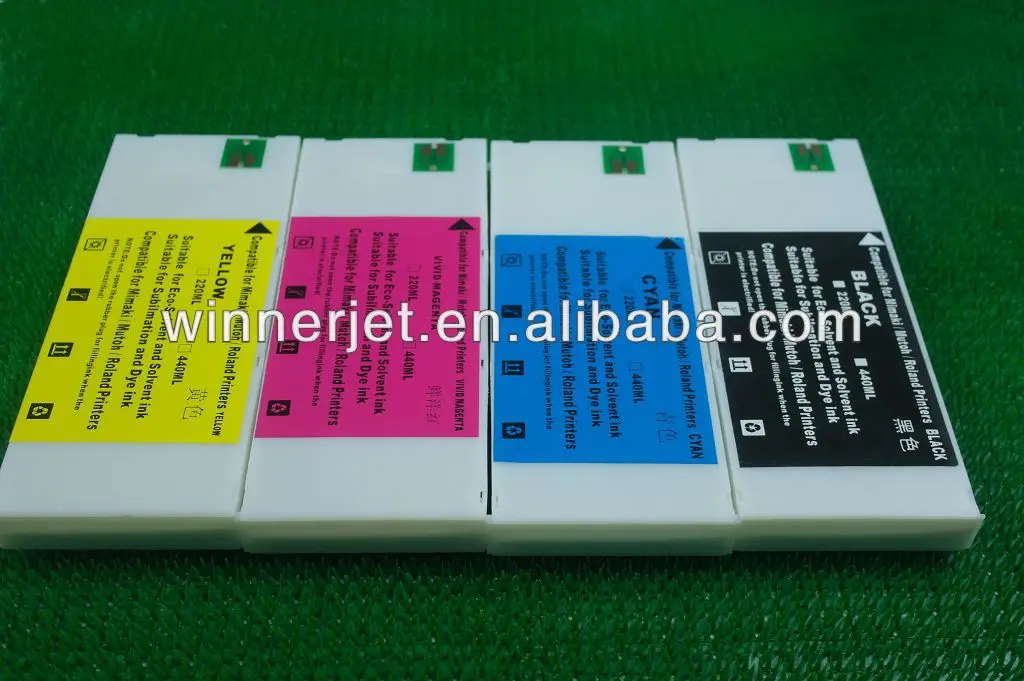 Roland Mimaki Muton ink cartridges chip