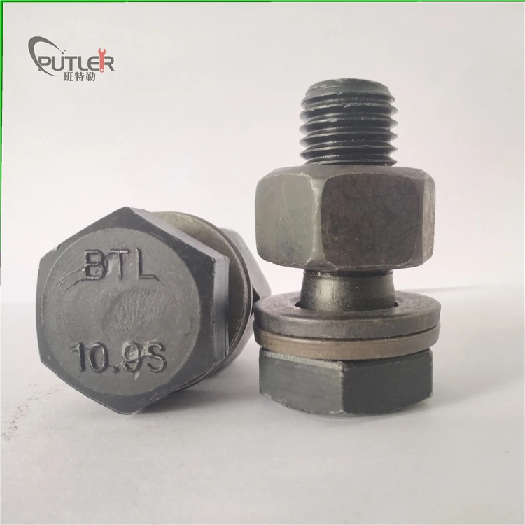 
Grade 10.9 High strength hex bolts and nuts 