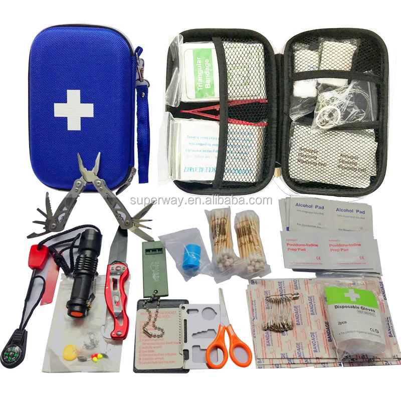 

241Pcs Outdoor Emergency Survival Kit Gear First Aid Kit Survival Kit